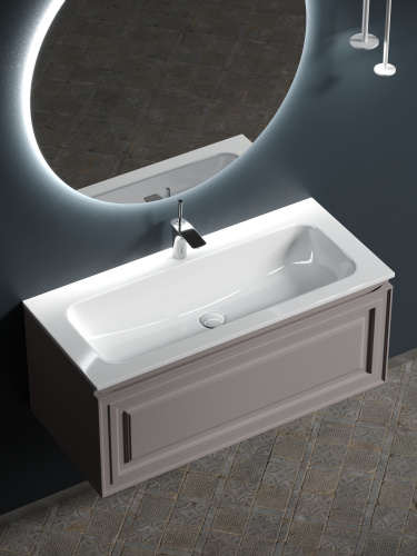 Тумба под раковину Sancos Very VR100SM 99,5х44,5х40,6 настенная - фото 5
